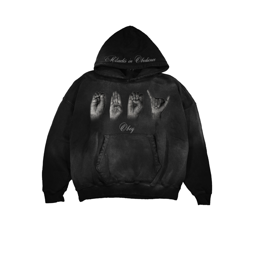 "OBEY" ASL HOODIE