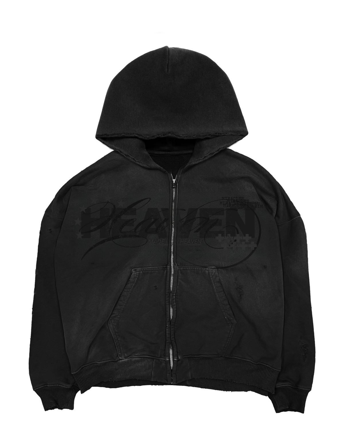 "heaven" zip-up cover